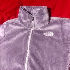 Real northface womens fur hoodie
